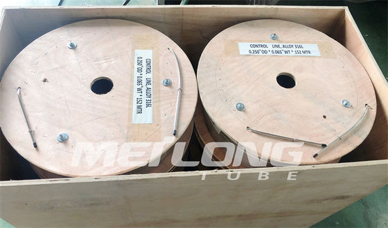 Hydraulische Steuerleitungs-nahtloses neu entworfenes Edelstahl-Kapillarröhrchen SS316L