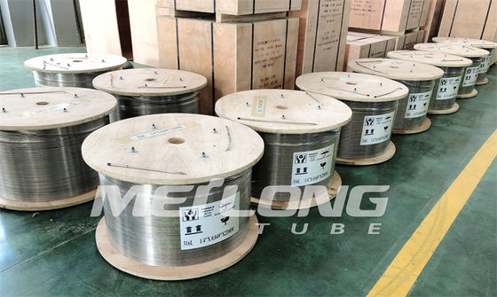 3 / 8&quot; Od X 0,065&quot; Gewichts-geothermische Schlauchdownhole-Einspritzleitung umwickelte Metall
