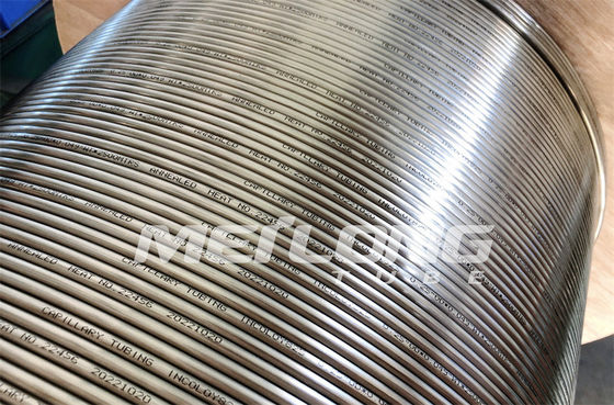 Nahtlose hydraulische Steuerleitung umwickelte des Duplex-2205 Schläuche für Abstieg-Löcher