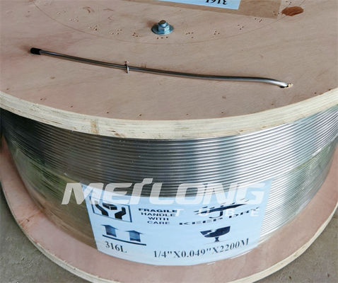 ASTM A789 temperte der Spulen-hydraulische rostfreien Schläuche der Steuerleitungs-1 2 für Downhole