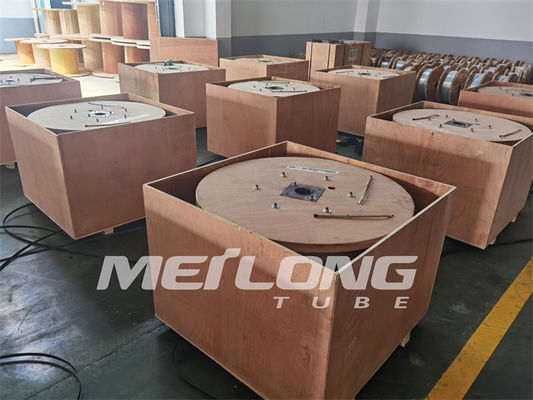 Edelstahl-aufgerollter Schlauchsteuerleitungs-Schläuche 3/8&quot; des Duplex-2205 Od X 0,049&quot; GEWICHT