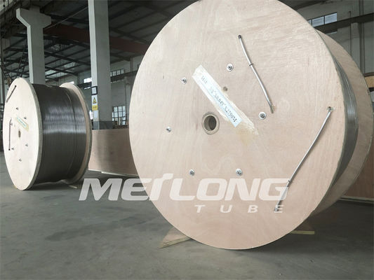 3 / 8&quot; Od X 0,049&quot; Edelstahl des GEWICHT Kapillaraufgerollter Schlauchduplex-2205 für Gas Wells