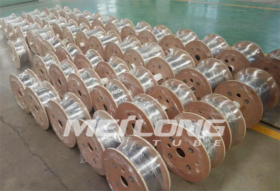 3 / 8&quot; Od X 0,049&quot; Edelstahl des GEWICHT Kapillaraufgerollter Schlauchduplex-2205 für Gas Wells