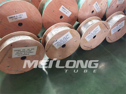 12000M Annealed Hydraulic Stainless aufgerollte Schlauchstahlsteuerleitungs-hochfeste Stärke