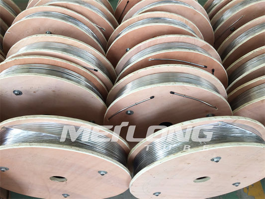 Getemperte Downhole-Kapillare umwickelte Schläuche mit Zwingen-Installationen 1 rostfreie Spule 2