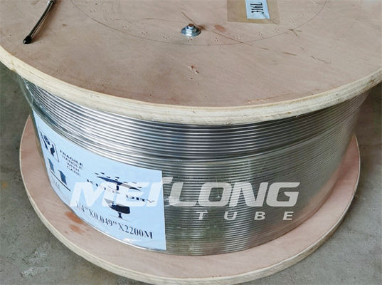 ASTM A789 temperte der Spulen-hydraulische rostfreien Schläuche der Steuerleitungs-1 2 für Downhole