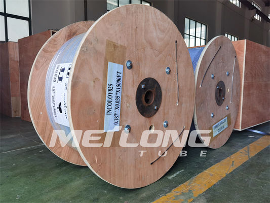 SS-Edelstahl-hydraulisches Schlauchdünnwandiges Kapillarrohr Eddy Current Tested Annealed